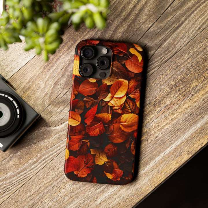 Slim Fall Autumn Leaves Gift for Her Cute Phone Cases for Iphone 16 | iPhone 15 Case | iPhone 15 Pro Max Case, Iphone 14, Iphone 14 Pro Max, Iphone 13, Slim - Studio40ParkLane