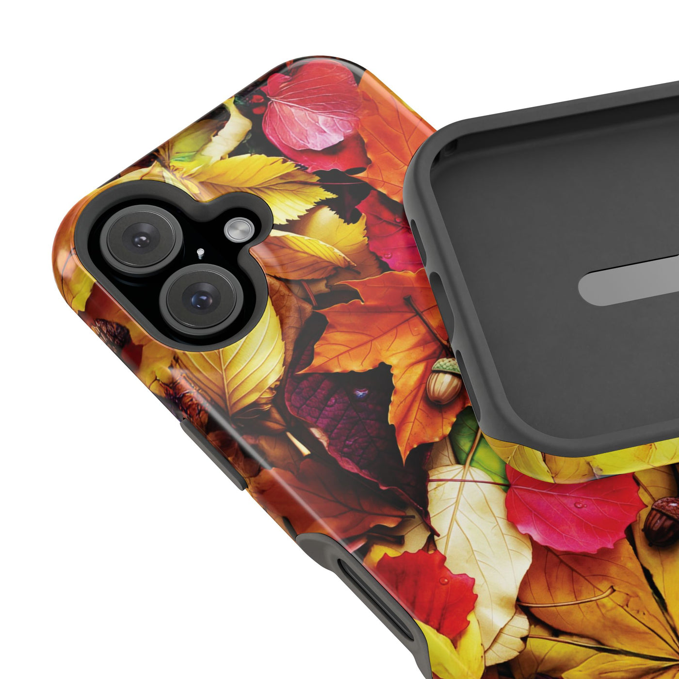 Aesthetic Tough Magsafe Fall Leaves Foliage Phone Case - For iPhone 17 Pro Max iPhone 16 Pro iPhone 15 Iphone 14 Plus 13 Pro 12 11 10 - Studio40ParkLane