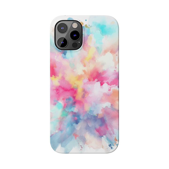 Slim Paint Splash Pink Gift for Her Cute Phone Cases for Iphone 16 Pro Max | iPhone 15 Case | iPhone 15 Pro Max Case, Iphone 14, Iphone 14 Pro Max, Iphone 13 12 11 8 7 - Studio40ParkLane