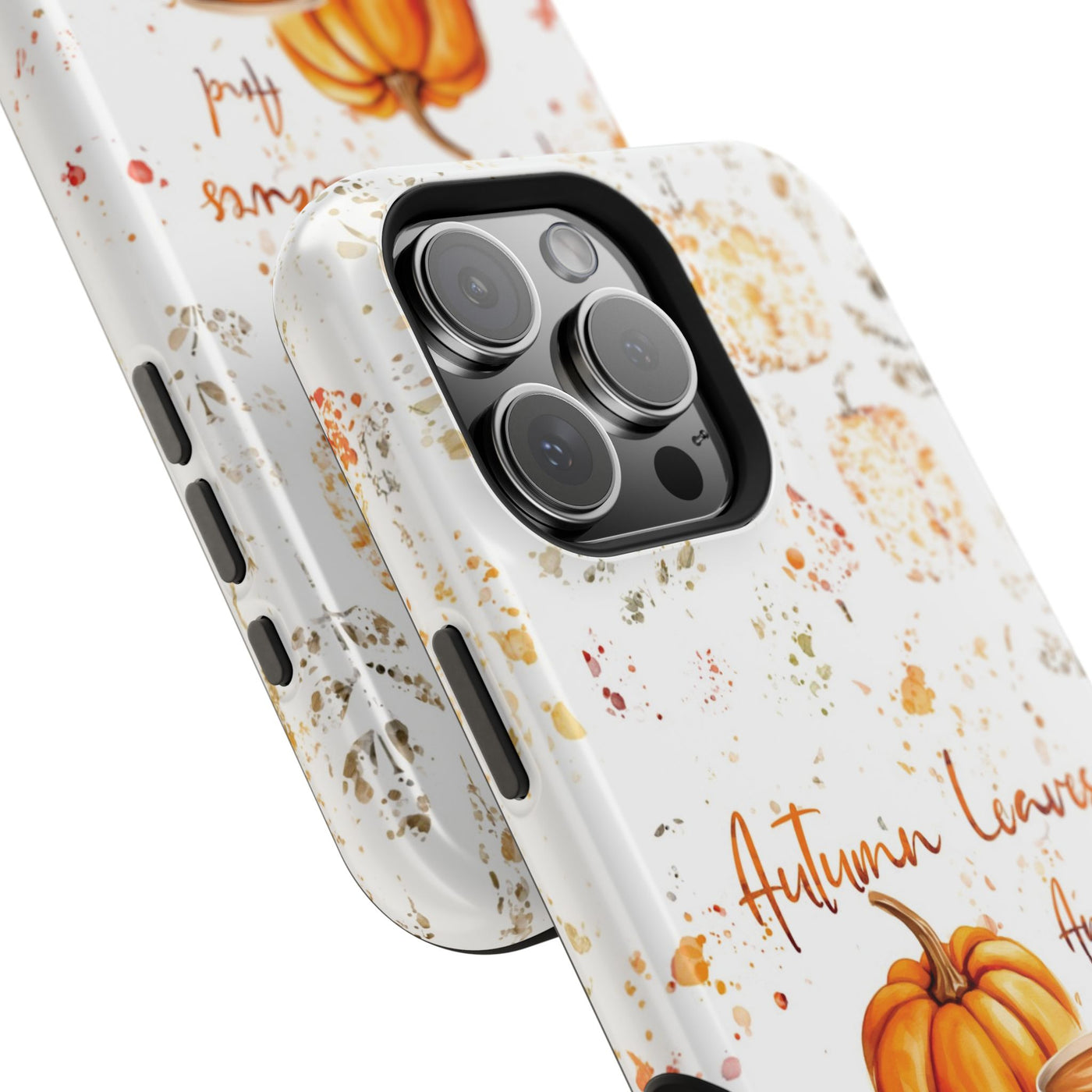 Fall Leaves Pumpkins Tough Magsafe Cute Phone Cases for Iphone | iPhone 15 Case | iPhone 15 Pro Max Case, Iphone 14, Iphone 14 13 12 11 10 9 8 7 - Studio40ParkLane