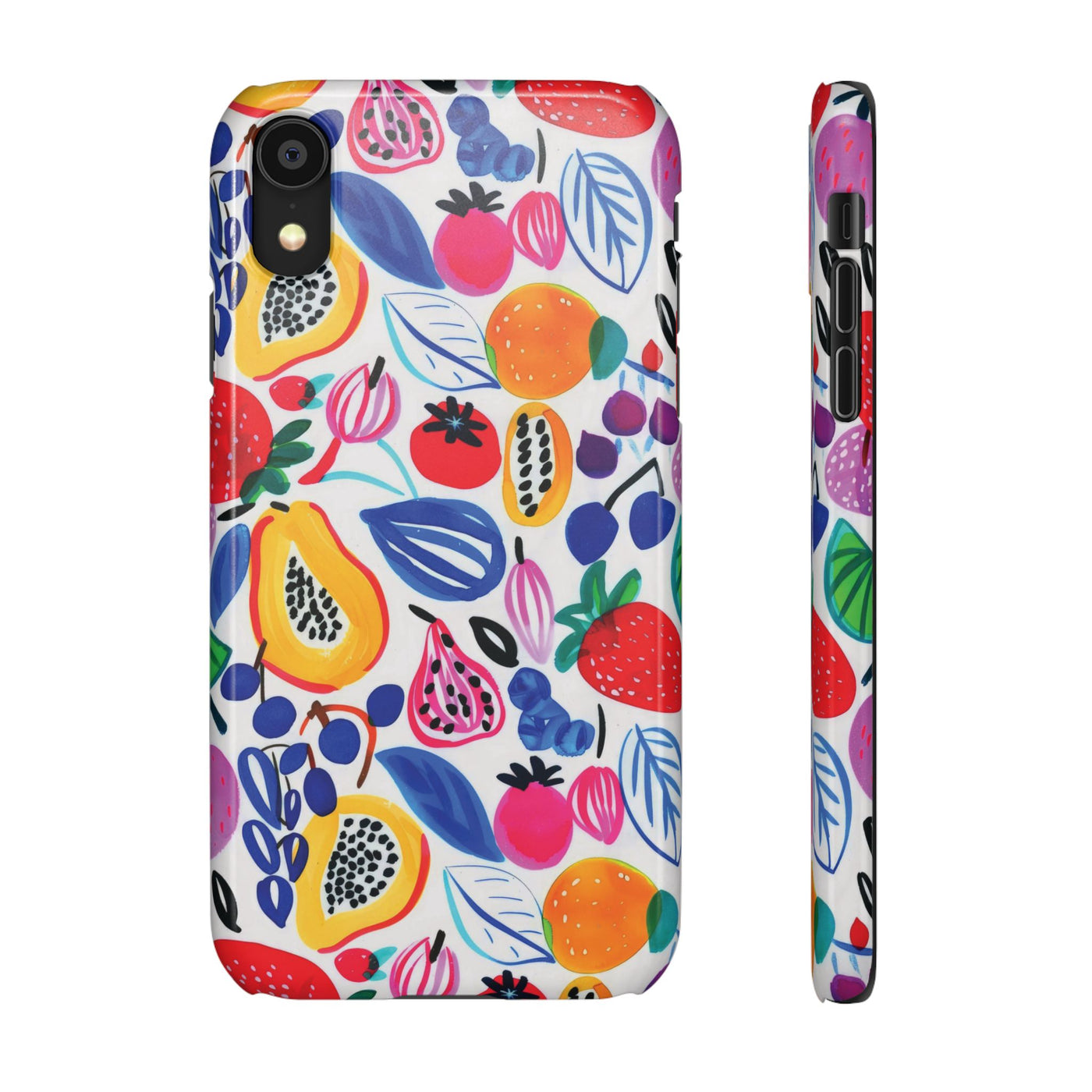 Snap Summer Fruit Gift for Her Cute Phone Cases for Samsung Galaxy S24, S23, S22, S21, S20, Plus, Ultra, Iphone 16, 15, 14, Pro and Max