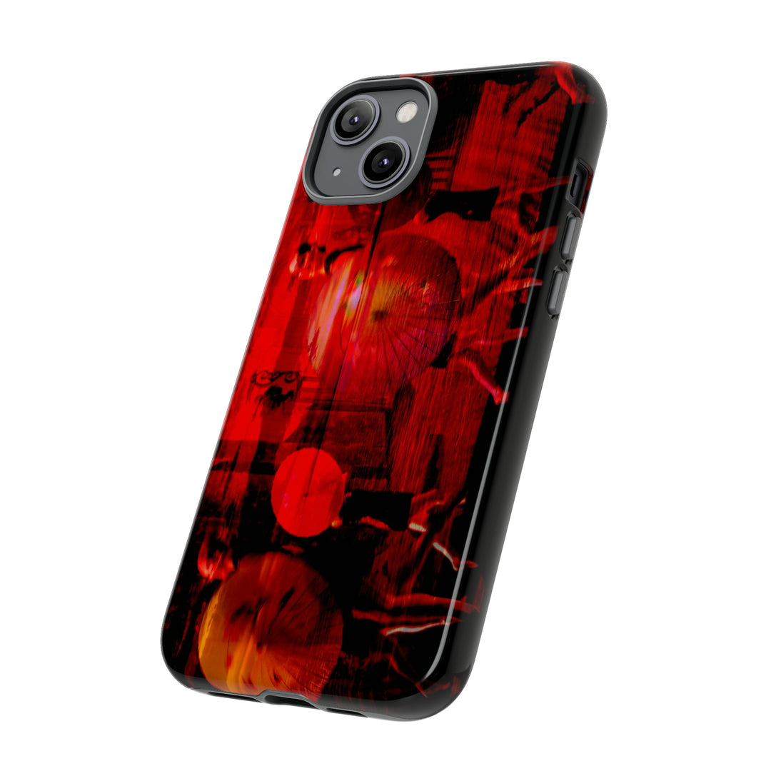 Cute IPhone Case | iPhone 15 Case | iPhone 15 Pro Max Case, Iphone 14 Case, Iphone 14 Pro Max Case IPhone Case for Art Lovers, Sunset Dance Red - Studio40ParkLane