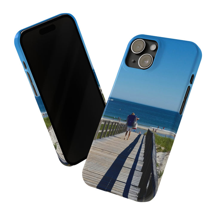 Slim Cute Phone Cases for Iphone - | iPhone 15 Case | iPhone 15 Pro Max Case, Iphone 14 Case, Iphone 14 Pro Max, Iphone 13, Summer Beach Walk - Studio40ParkLane