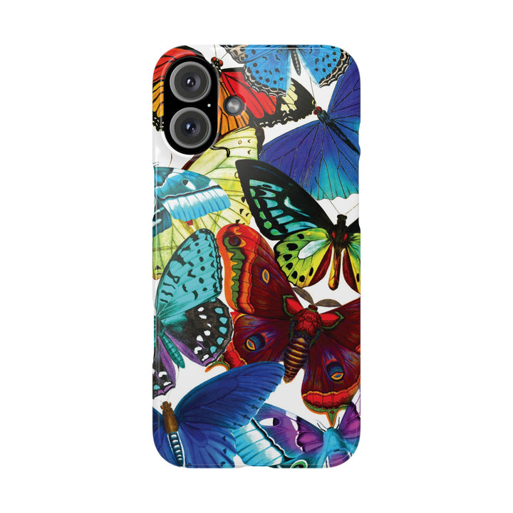 Slim Bright Butterflies Gift for Her Cute Phone Cases for Iphone 16 Pro Max | iPhone 15 Case | iPhone 15 Pro Max Case, Iphone 14, Iphone 14 Pro Max, Iphone 13 12 11 8 7 - Studio40ParkLane
