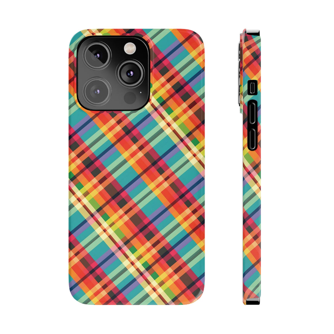 Slim Checkered Plaid Gift for Her Cute Phone Cases for Iphone 16 Pro Max | iPhone 15 Case | iPhone 15 Pro Max Case, Iphone 14, 13, 12, 11, 10, 8, 7 - Studio40ParkLane