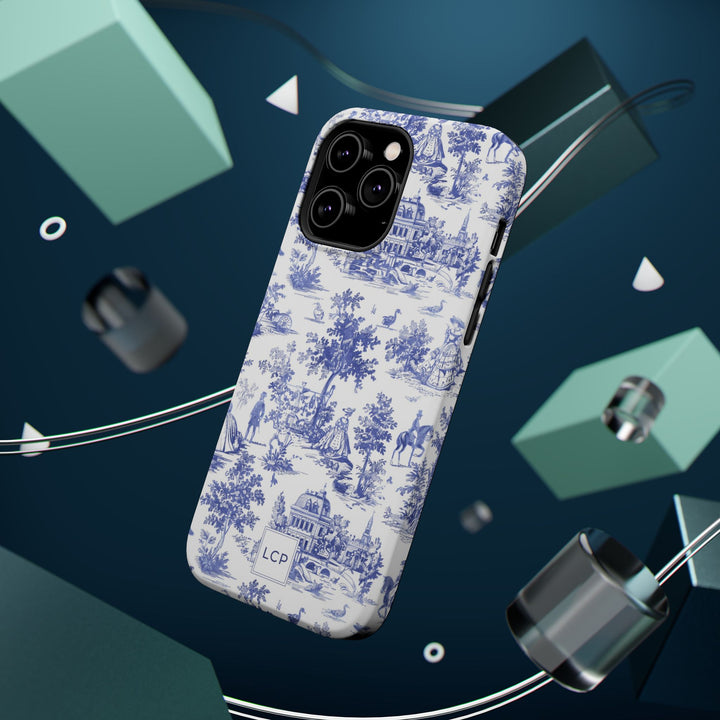 Custom Personalized French Toile Magsafe Phone Case for Iphone 18 - iPhone 17 Pro Max Air Plus 15 14 13 12 11, Samsung Galaxy Phone Cases - Studio40ParkLane