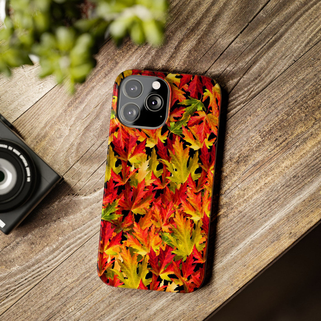 Slim Fall Leaves Slim Cute Phone Cases for Iphone | iPhone 15 Case | iPhone 15 Pro Max Case, Iphone 14, Iphone 14 Pro Max, Iphone 13 - Studio40ParkLane