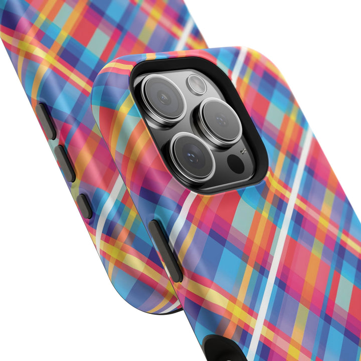 Checkered Plaid Magsafe Gift for Her Cute Phone Case for Iphone, | iPhone 16 | iPhone 15 Pro Max, Iphone 14 Pro Max, 13 12 11 10 9 8 7 - Studio40ParkLane