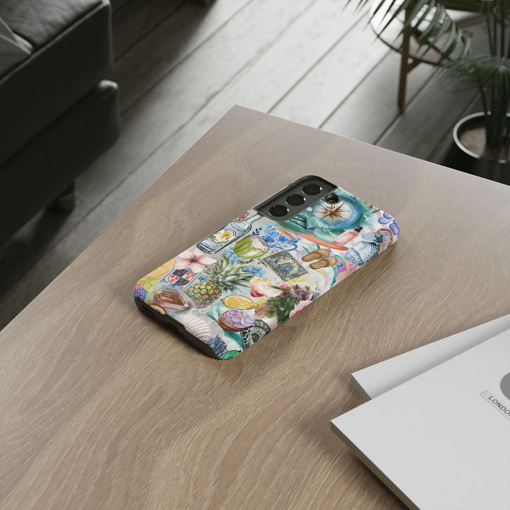 Impact Resistant, Travel Coquette Collage, Cute Phone Cases for Samsung S24, S23, S22, S21, IPhone 15 pro Iphone 14 pro Iphone 13 IPhone 12 Iphone 11 - Studio40ParkLane
