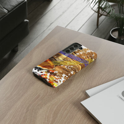 Impact Resistant, Pecan Pie Abstract, Cute Phone Cases for Samsung S24, S23, S22, S21, IPhone 15 pro Iphone 14 pro Iphone 13 IPhone 12 Iphone 11