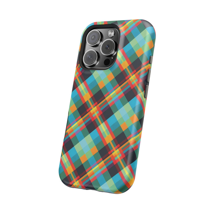 Checkered Plaid Magsafe Gift for Her Cute Phone Case for Iphone, | iPhone 16 | iPhone 15 Pro Max, Iphone 14 Pro Max, 13 12 11 10 9 8 7 - Studio40ParkLane