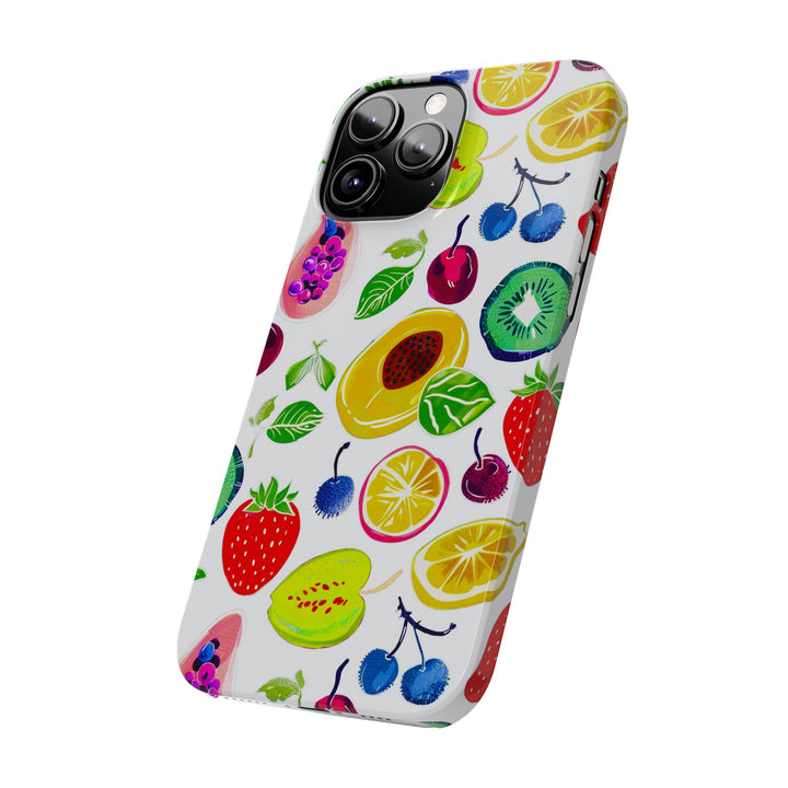 Slim Cute Phone Cases for Iphone | iPhone 15 Case | iPhone 15 Pro Max Case, Iphone 14, Iphone 14 Pro Max, Iphone 13, Summer Fruit Mix - Studio40ParkLane