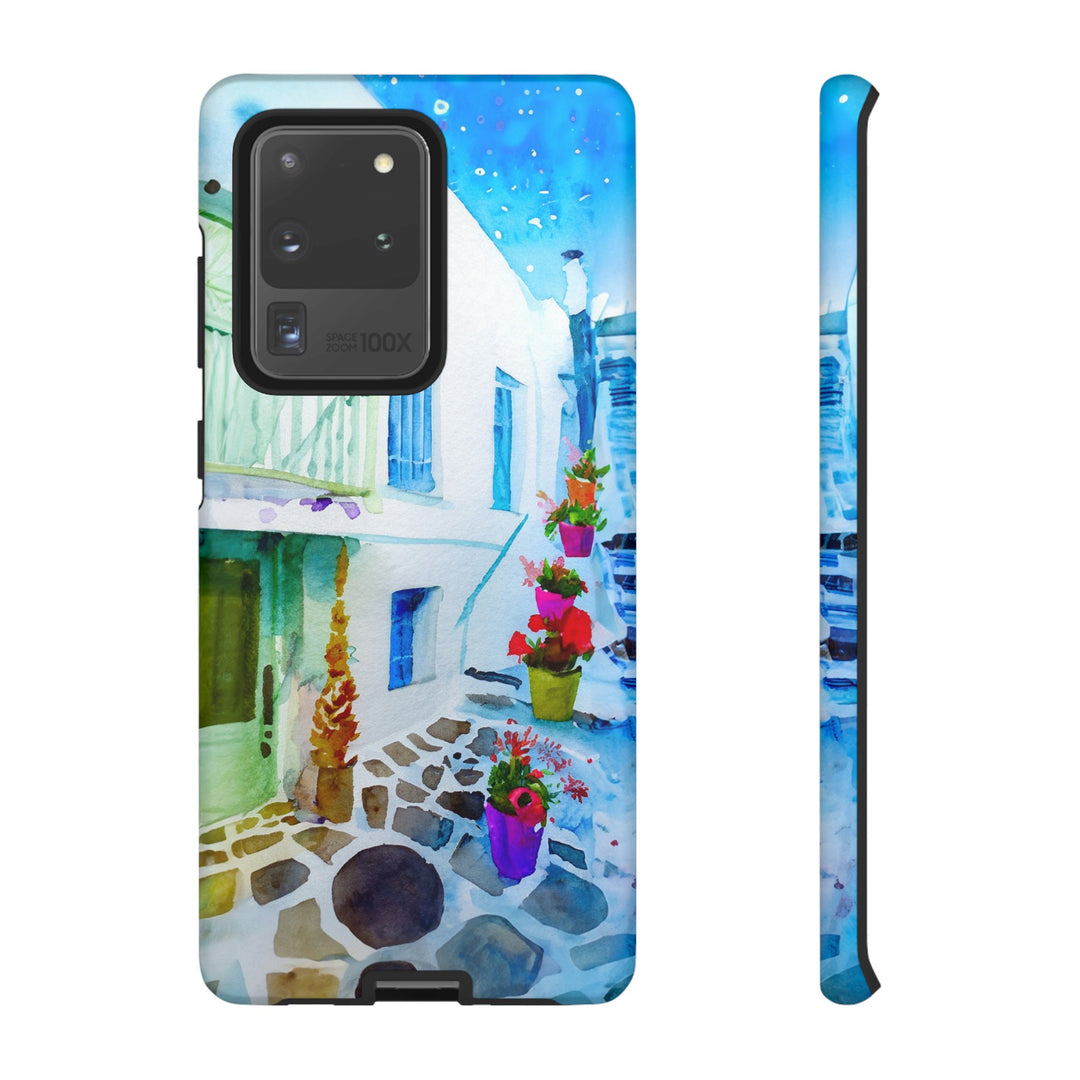 Impact Resistant, Greece House, Cute Phone Cases for Samsung S24, S23, S22, S21, IPhone 15 pro Iphone 14 pro Iphone 13 IPhone 12 Iphone 11 - Studio40ParkLane