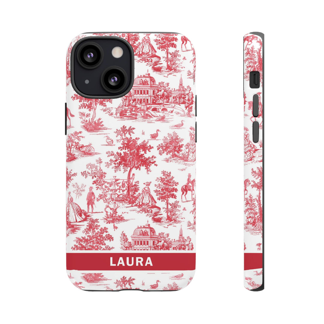 Premium Tough Personalized Initial Custom Gift Cute Phone Cases for Samsung Galaxy S24, S23, S22, S21 Plus, Ultra, Iphone 16, 15, 14 Pro Max - Studio40ParkLane