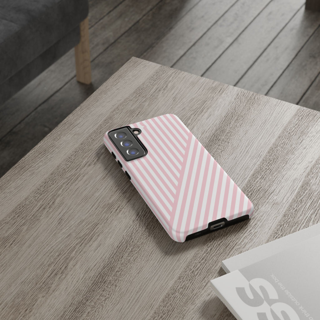 Custom Personalized Tough Phone Case - Aesthetic Stripes - For iPhone 17 Pro Max iPhone 16 Pro iPhone 15 Iphone 14 Iphone 13 Plus 13 12 11 - Studio40ParkLane