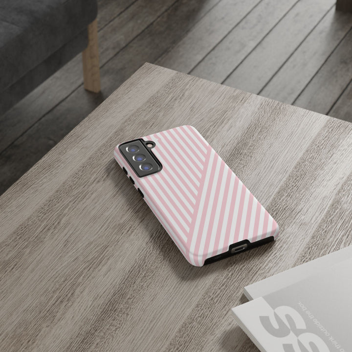Custom Personalized Tough Phone Case - Aesthetic Stripes - For iPhone 17 Pro Max iPhone 16 Pro iPhone 15 Iphone 14 Iphone 13 Plus 13 12 11 - Studio40ParkLane