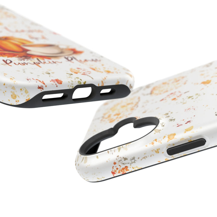 Fall Leaves Pumpkins Tough Magsafe Cute Phone Cases for Iphone | iPhone 15 Case | iPhone 15 Pro Max Case, Iphone 14, Iphone 14 13 12 11 10 9 8 7 - Studio40ParkLane