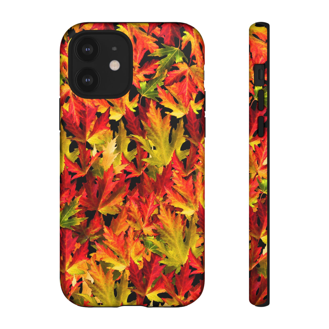 Fall Leaves Impact Resistant, Cute Phone Cases for Samsung S24, S23, S22, S21, IPhone 15 pro Iphone 14 pro Iphone 13 IPhone 12 Iphone 11