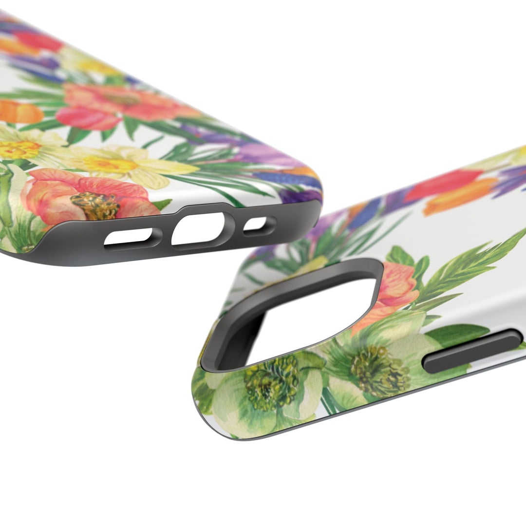 Spring Flowers Magsafe Cute Phone Case for Iphone Gift for Her, iPhone 16 Case iPhone 15 Pro Max Case, Iphone 14, Iphone 14 Pro Max, 13, 12 - Studio40ParkLane