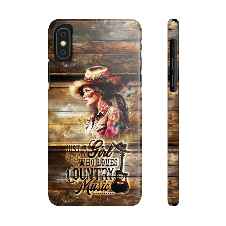 Slim Cute Phone Cases for Iphone - | iPhone 15 Case | iPhone 15 Pro Max Case, Iphone 14 Case, Iphone 14 Pro Max, Iphone 13, Country Music Girl - Studio40ParkLane