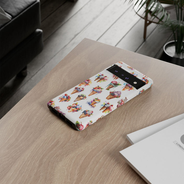 Impact Resistant, Summer Icecream, Cute Phone Cases for Samsung S24, S23, S22, S21, IPhone 15 pro, Iphone 14 pro, Iphone 13 IPhone 12, Iphone 11 - Studio40ParkLane