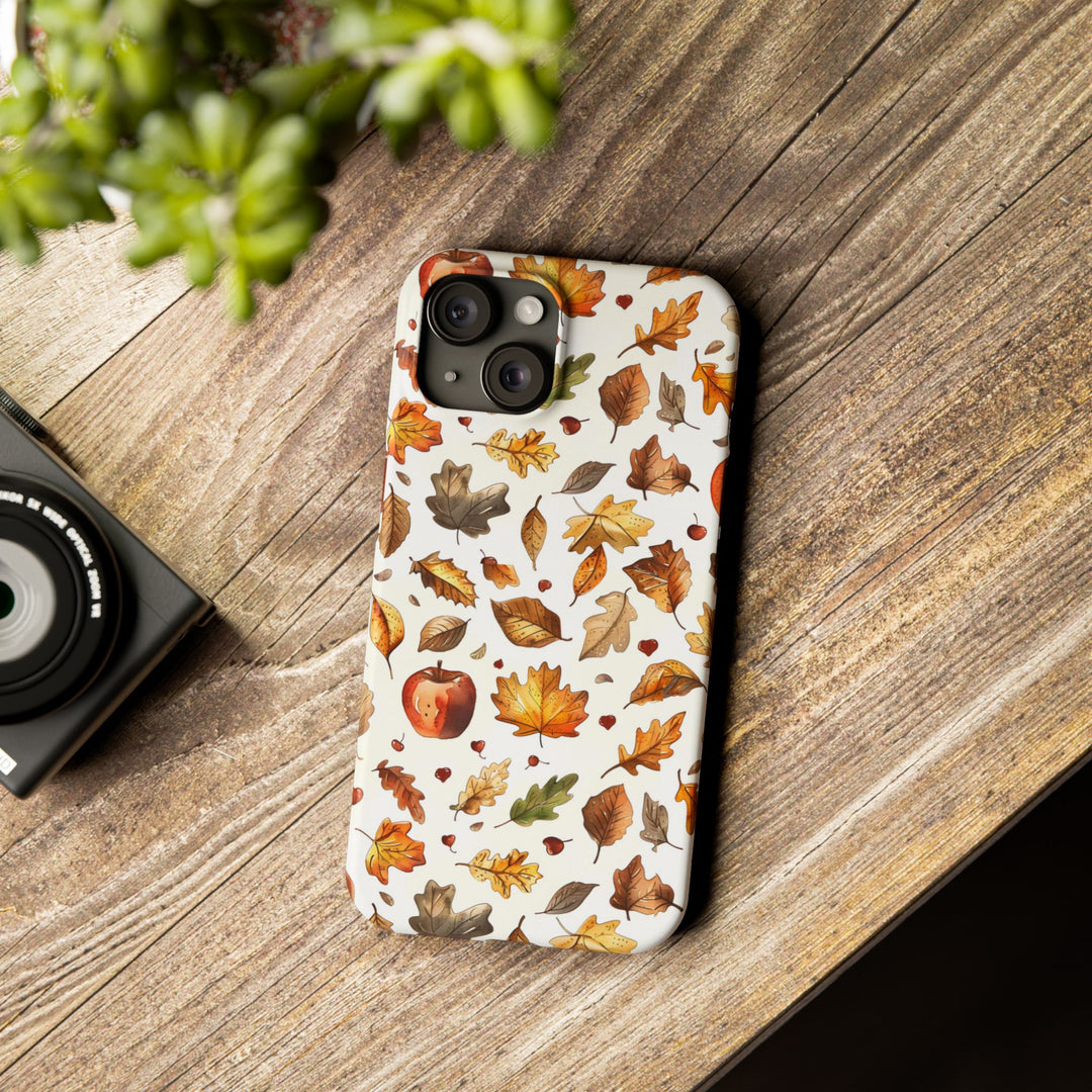 Slim Fall Autumn Leaves Gift for Her Cute Phone Cases for Iphone 16 | iPhone 15 Case | iPhone 15 Pro Max Case, Iphone 14, Iphone 14 Pro Max, Iphone 13, Slim - Studio40ParkLane