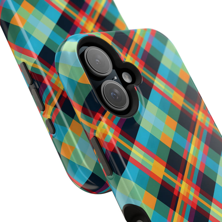 Checkered Plaid Magsafe Gift for Her Cute Phone Case for Iphone, | iPhone 16 | iPhone 15 Pro Max, Iphone 14 Pro Max, 13 12 11 10 9 8 7 - Studio40ParkLane