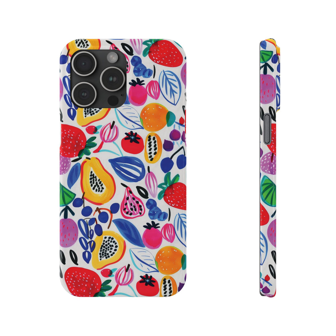 Slim Summer Fruit Cute Phone Case for Iphone 17 | iPhone 16 Case | iPhone 15 Pro Max, Iphone 14, Iphone 14 Pro Max, Iphone 13, Gift for Her