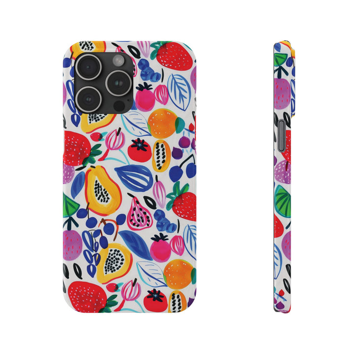 Slim Summer Fruit Cute Phone Case for Iphone 17 | iPhone 16 Case | iPhone 15 Pro Max, Iphone 14, Iphone 14 Pro Max, Iphone 13, Gift for Her