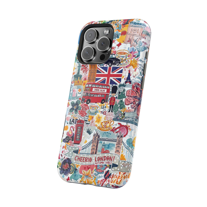 London England Coquette Collage Tough Magsafe Cute Phone Cases for Iphone | iPhone 17 Pro Max Case, Iphone 16, Iphone 15 14 13 12 11 10 9 - Studio40ParkLane