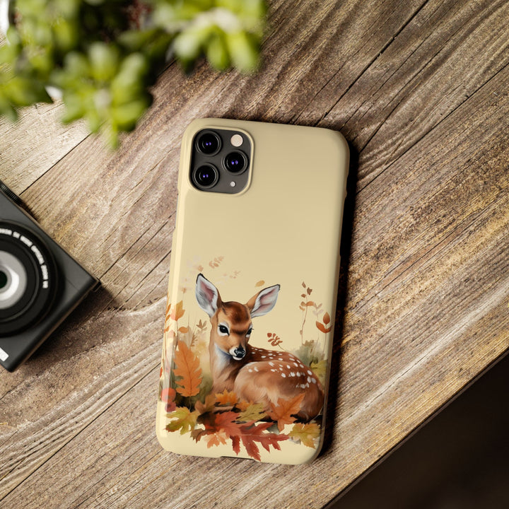Slim Autumn Fall Deer Gift for Her Cute Phone Cases for Iphone 16 | iPhone 15 Case | iPhone 15 Pro Max Case, Iphone 14, Iphone 14 Pro Max, Iphone 13, Slim - Studio40ParkLane