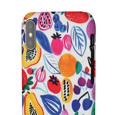 Snap Summer Fruit Gift for Her Cute Phone Cases for Samsung Galaxy S24, S23, S22, S21, S20, Plus, Ultra, Iphone 16, 15, 14, Pro and Max