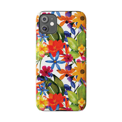 Slim Spring Flowers Gift for Her Cute Phone Cases for Iphone 16 Pro Max | iPhone 15 Case | iPhone 15 Pro Max Case, Iphone 14, 13, 12, 11, 10, 8, 7 - Studio40ParkLane