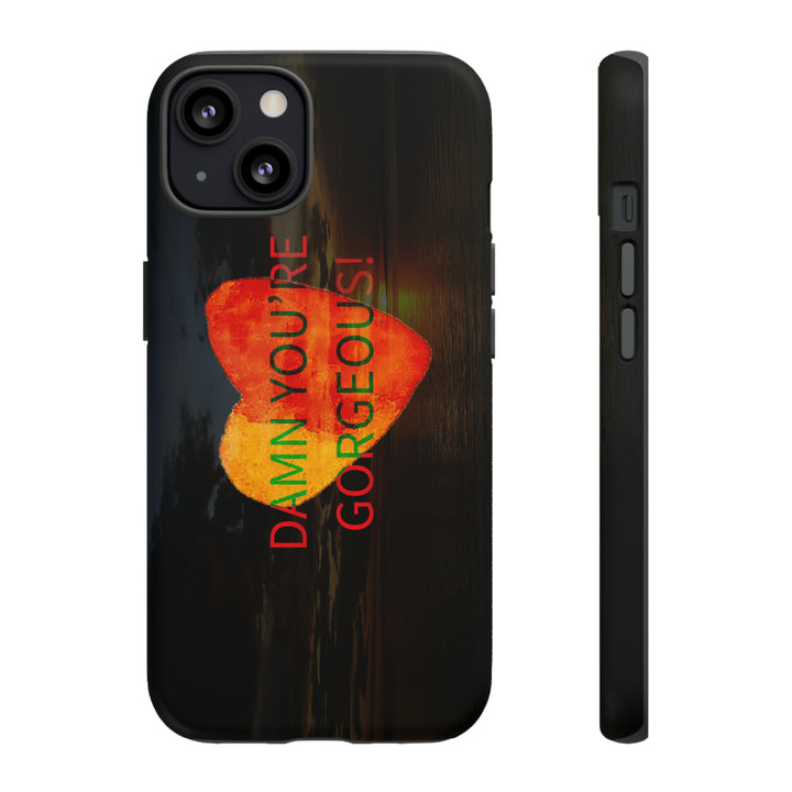 Cute IPhone Case | iPhone 15 Case | iPhone 15 Pro Max Case, Iphone 14 Case, Iphone 14 Pro Max Case IPhone Case for Art Lovers, Heart Sunset - Studio40ParkLane
