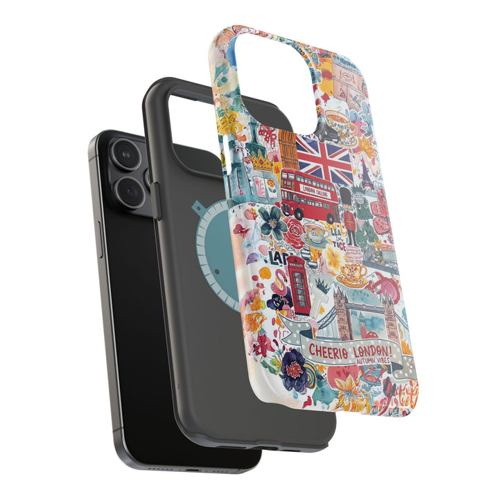 London England Coquette Collage Tough Magsafe Cute Phone Cases for Iphone | iPhone 17 Pro Max Case, Iphone 16, Iphone 15 14 13 12 11 10 9 - Studio40ParkLane