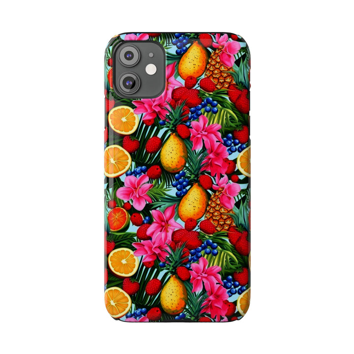 Slim Cute Phone Cases for Iphone - | iPhone 15 Case | iPhone 15 Pro Max Case, Iphone 14 Case, Iphone 14 Pro Max, Iphone 13, Summer Mixed Fruit - Studio40ParkLane