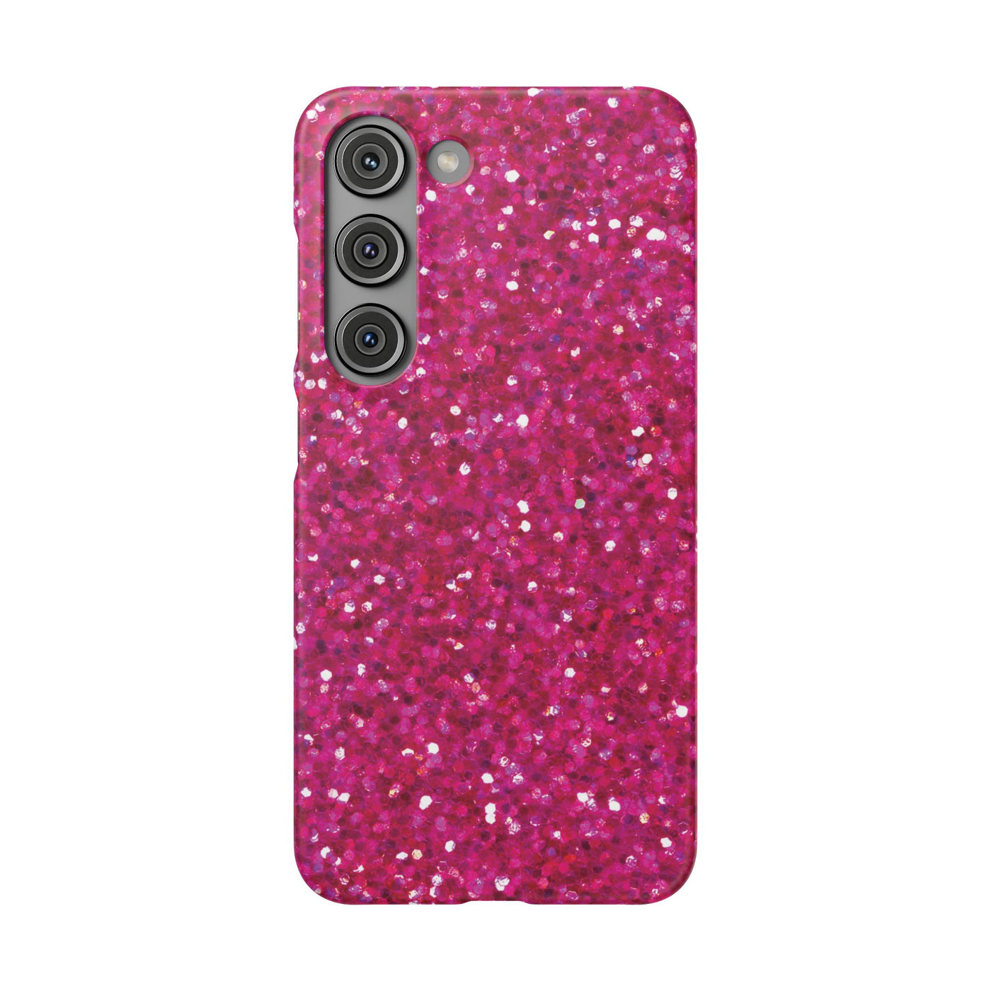 Snap Non-Glitter Muted Pink Play on "Faux" Glitter Effect Cute Phone Cases for Samsung and Iphone, 16, 15, 14, S24, S23, S22, S21, S20, Plus and Ultra