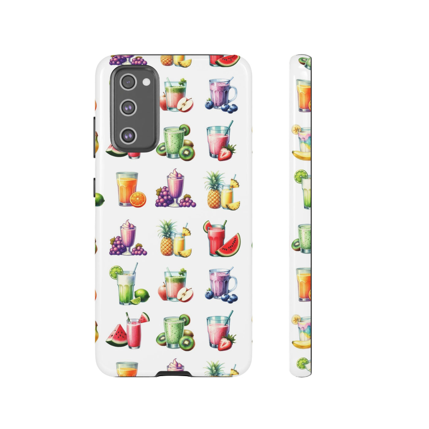 Cute Samsung Case | Cool Iphone Case | Tropical Summer Fruit Cocktail, Samsung S24, S23, S22, S21, IPhone 15 Case | Iphone 14 Case, Iphone 13 Case