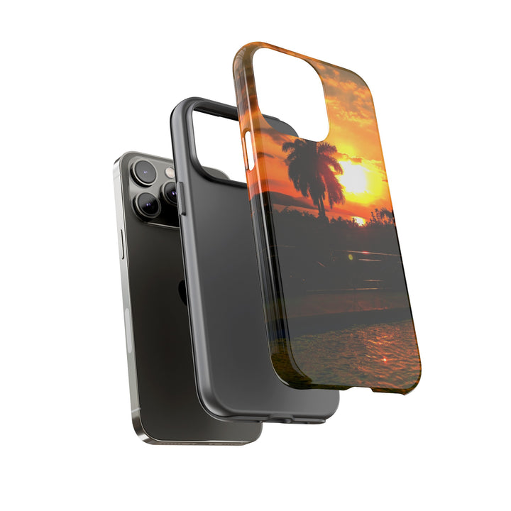 Cute Samsung Case | Cool Iphone Case | Summer Jamaica Pool Sunset, Samsung S24, S23, S22, S21, IPhone 15 Case | Iphone 14 Case, Iphone 13 Case - Studio40ParkLane