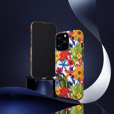 Premium Tough Spring Flowers Cute Phone Cases for Samsung S24, S23, S22, S21, S20, Plus and Ultra, Iphone 16 Pro Max,15, 14, 13, 12, 11, 10 - Studio40ParkLane