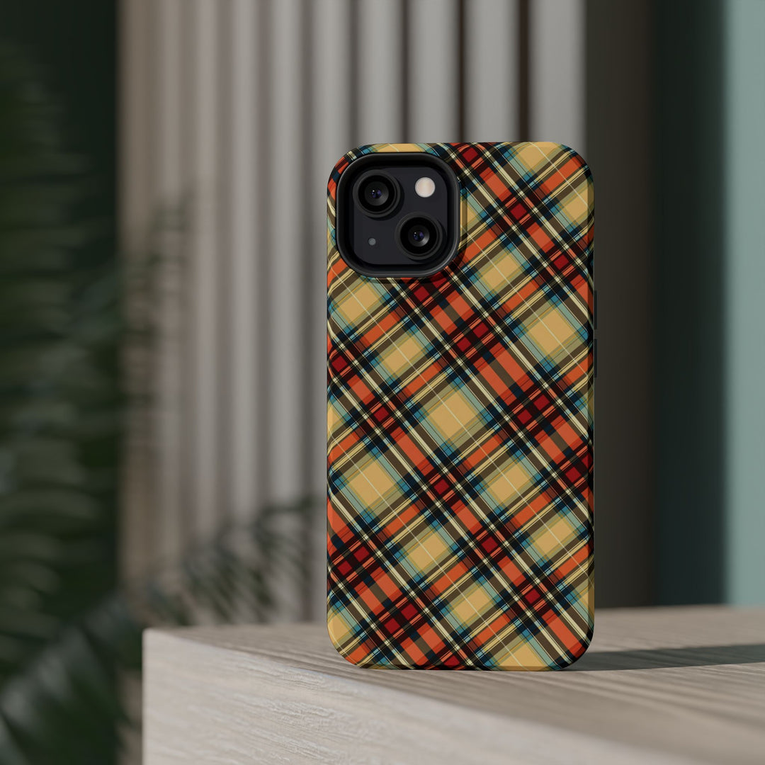 Checkered Plaid Magsafe Gift for Her Cute Phone Case for Iphone, | iPhone 16 | iPhone 15 Pro Max, Iphone 14 Pro Max, 13 12 11 10 9 8 7 - Studio40ParkLane