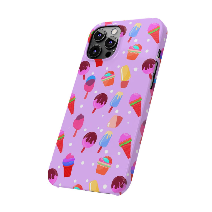 Slim Cute Phone Cases for Iphone - | iPhone 15 Case | iPhone 15 Pro Max Case, Iphone 14 Case, Iphone 14 Pro Max, Iphone 13, Summer Ice - cream Pink - Studio40ParkLane