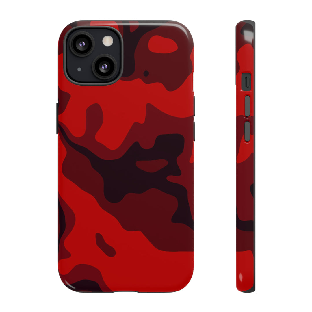 Cute IPhone Case | iPhone 15 Case | iPhone 15 Pro Max Case, Iphone 14 Case, Iphone 14 Pro Max Case IPhone Case for Art Lovers - Red Camo - Studio40ParkLane