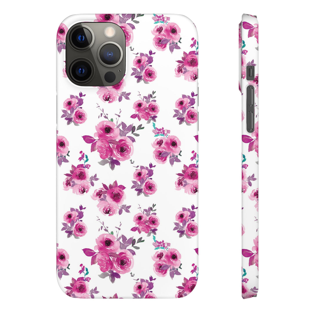 Sleek Snap Flowers Gift for Her Cute Phone Case for iPhone 16 15 14 13 12 11 X Xs Max Xr Pro Plus Samsung Galaxy S24 S23 S22 S21 S20 Ultra