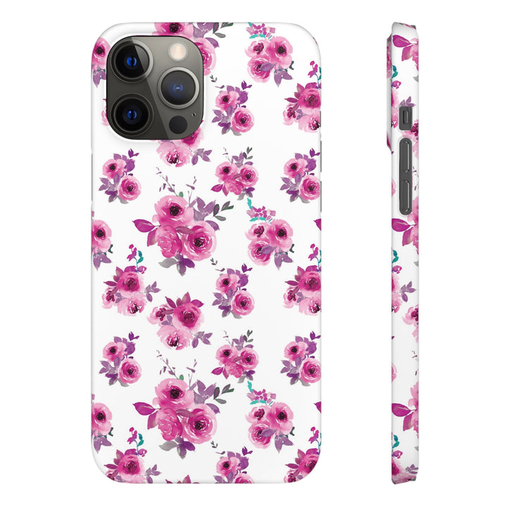Sleek Snap Flowers Gift for Her Cute Phone Case for iPhone 16 15 14 13 12 11 X Xs Max Xr Pro Plus Samsung Galaxy S24 S23 S22 S21 S20 Ultra