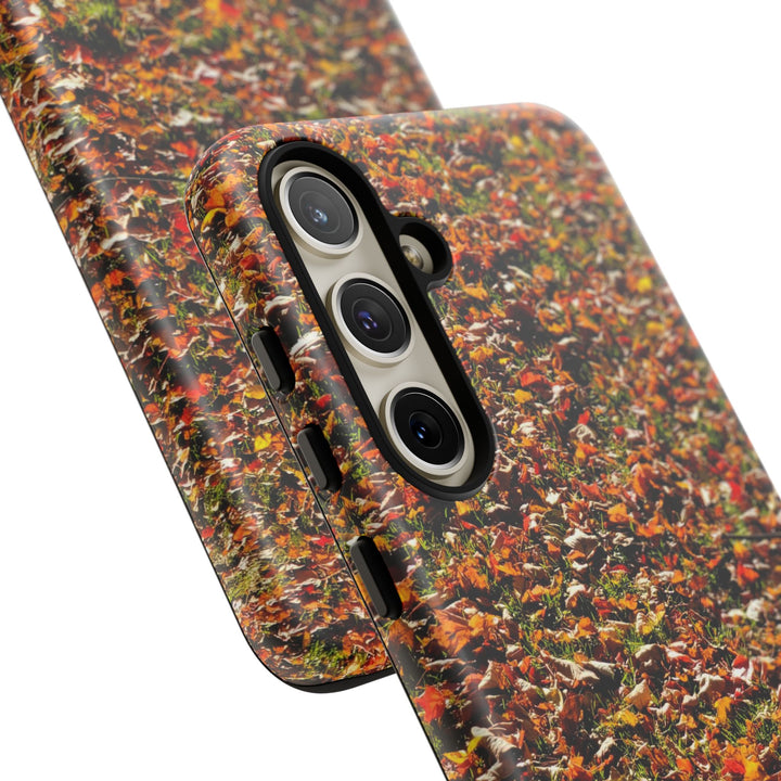 Impact Resistant, Fall Leaves Collage, Cute Phone Cases for Samsung S24, S23, S22, S21, IPhone 15 pro Iphone 14 pro Iphone 13 IPhone 12 Iphone 11 - Studio40ParkLane