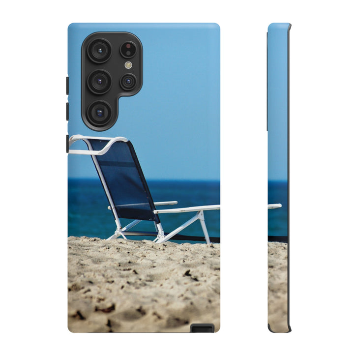 Cute Samsung Case | Cool Iphone Case | Summer Blue Beach Chair, Samsung S24, S23, S22, S21, IPhone 15 Case | Iphone 14 Case, Iphone 13 Case - Studio40ParkLane