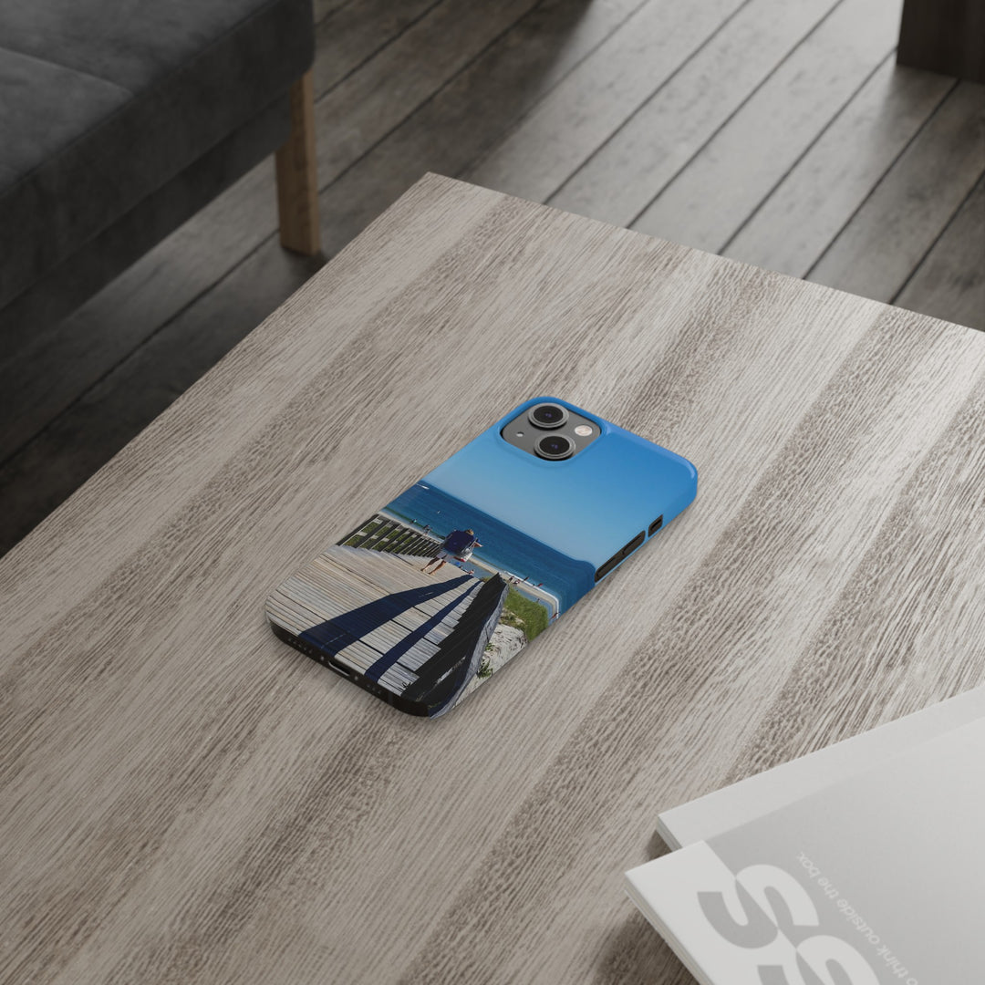 Slim Cute Phone Cases for Iphone - | iPhone 15 Case | iPhone 15 Pro Max Case, Iphone 14 Case, Iphone 14 Pro Max, Iphone 13, Summer Beach Walk - Studio40ParkLane
