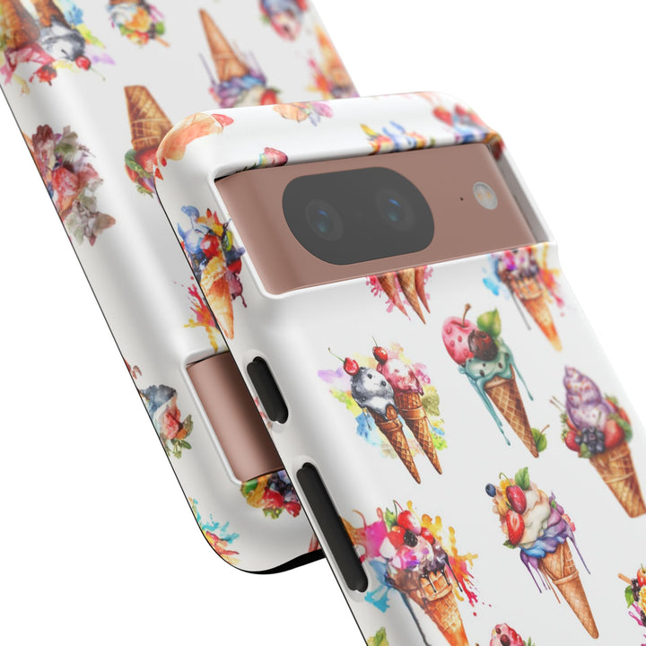 Impact Resistant, Summer Icecream, Cute Phone Cases for Samsung S24, S23, S22, S21, IPhone 15 pro, Iphone 14 pro, Iphone 13 IPhone 12, Iphone 11 - Studio40ParkLane