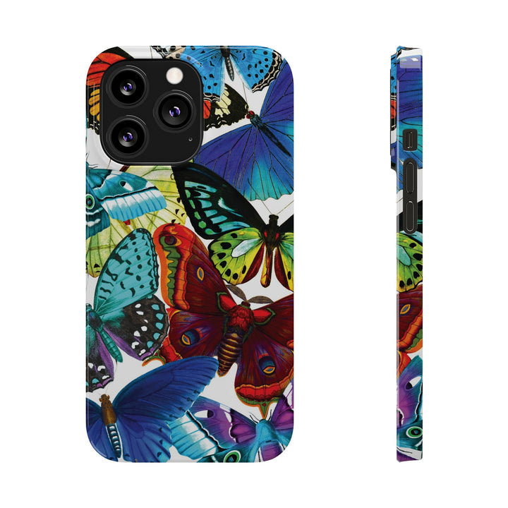 Slim Bright Butterflies Gift for Her Cute Phone Cases for Iphone 16 Pro Max | iPhone 15 Case | iPhone 15 Pro Max Case, Iphone 14, Iphone 14 Pro Max, Iphone 13 12 11 8 7 - Studio40ParkLane